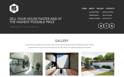 Responsywny szablon strony www Home Staging Responsive Website Template #52078