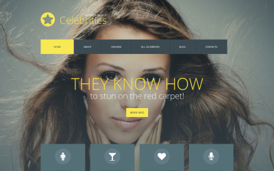 Responzivní WordPress motiv celebrity na webu