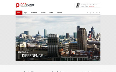 Sosyal Vakıf Duyarlı Web Sitesi Şablonu