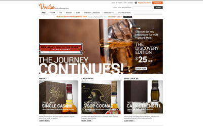 Szablon ZenCart Alkoholu Jakości