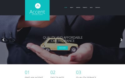 Tema WordPress reattivo per le assicurazioni