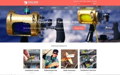 Thème WooCommerce pour les engins de pêche