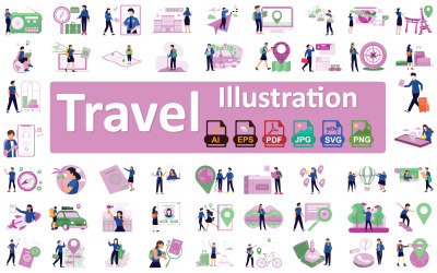 Illustrations de voyage personnalisées | Cartes et illustrations d&amp;#39;aventure personnalisées pour satisfaire vos envies de voyage