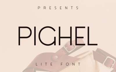 Pighel – Lätt och elegant typsnitt för produktinformation