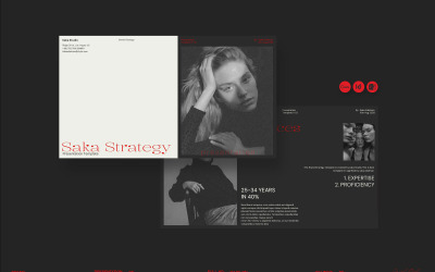 Saka márkastratégia PowerPoint sablon