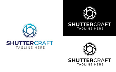 ShutterCraft fotoğrafçılık logosu Şablonu
