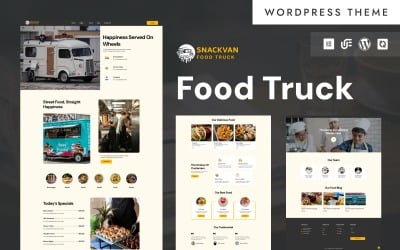 Snackvan - Street Food & Food Truck WordPress Elementor Theme