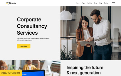 Corda - Is a Free It Solution PSD Template