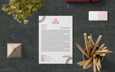 Creative Letterhead Template Design (31)
