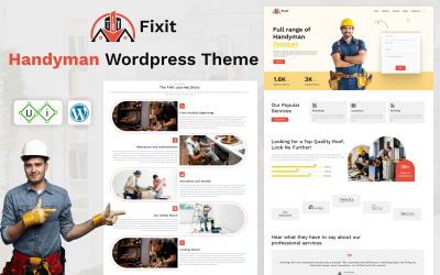 Fixit - Tamirci ve Onarım Hizmetleri WordPress Teması
