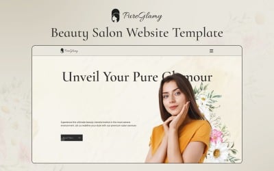 PureGlamy - Beauty Salon Next.js Template for Modern Salons