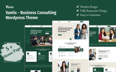 Ventox - Modern  Business Consulting Service WordPress Theme.