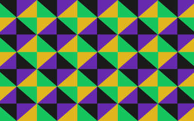 Fütüristik Renkli Geometrik Desen Arkaplanı