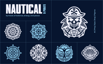 Simboli nautici e pirata