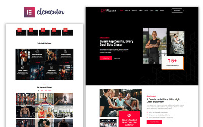 Fitaura - Šablona WordPressu pro posilovnu a fitness