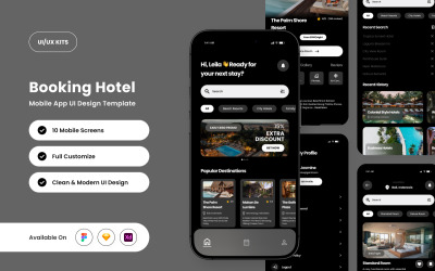 Stayelle – Mall för design av hotellbokningsapp