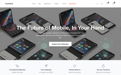 TechGrid | eCommerce HTML Site Template