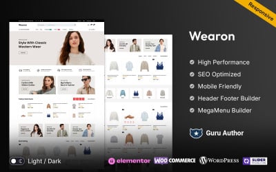 Wearon – Fashion Store and Beauty Multipurpose Mega WooCommerce Theme