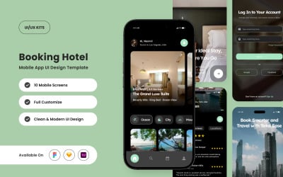 Zayra – Hotel Booking App Design Template