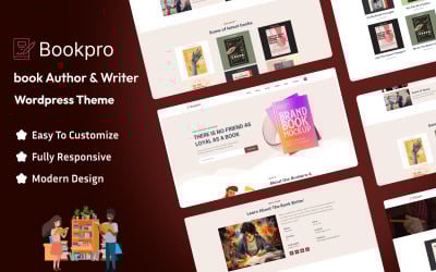 Bookpro - Book Author And Writer Wordpress Theme