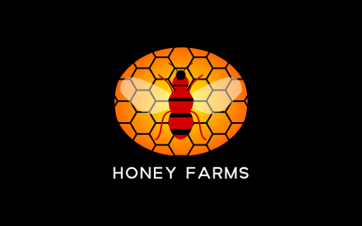 Honey Bee Creative Design Logo