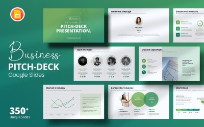 Investor Pitch Deck Google Slides-sjabloon - Maak indruk op investeerders en win deals