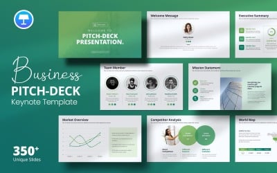 Investor Pitch Deck Keynote Template - Impress Investors, Win Deals