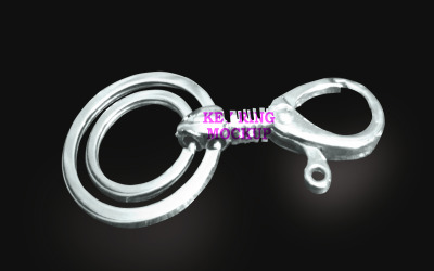 Key Ring PSD Mockup Template Design 4