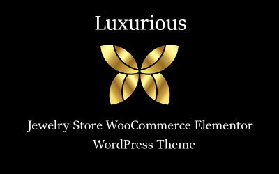 Luxuoso - Tema WordPress WooCommerce Elementor para Joalheria