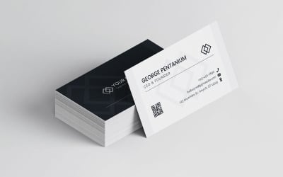 Minimalist Business Card Design 216