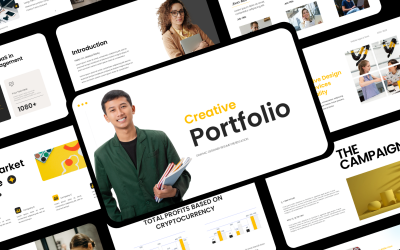 Prezentacja CV kreatywnego portfolio ketnote