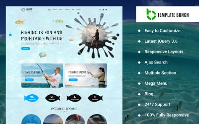 Sharp Fishing - eCommerce Themes and Templates on Prestashop
