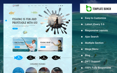 Sharp Fishing — темы и шаблоны электронной коммерции на Prestashop