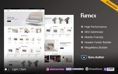 Furnex - Tema WooCommerce para muebles y decoración del hogar