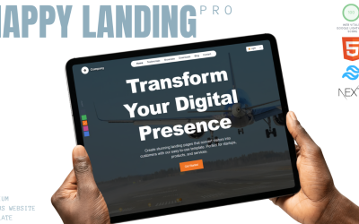 Happy Landing PRO - De ultieme Next.js 16 productiewebsitetemplate