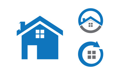 House Property concept icon logo template v.17
