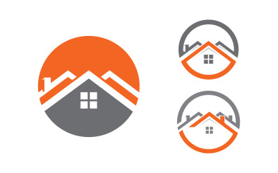 House Property concept icon logo template v.18