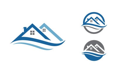 House Property concept icon logo template v.19