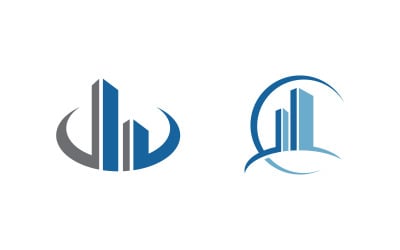 House Property concept icon logo template v.24