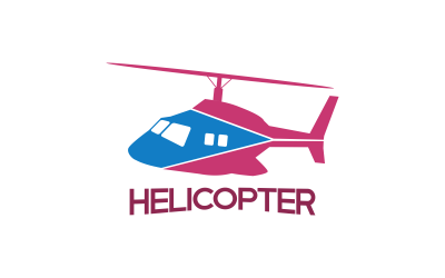 Logotipo de helicóptero de design personalizado
