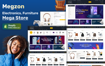 Megzon - Electronics & Gadgets Mega Store Multipurpose Shopify 2.0 Responsive Theme