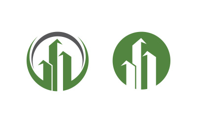 Szablon logo ikony koncepcji nieruchomości domu v.26