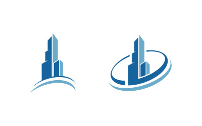 Szablon logo ikony koncepcji nieruchomości domu v.6