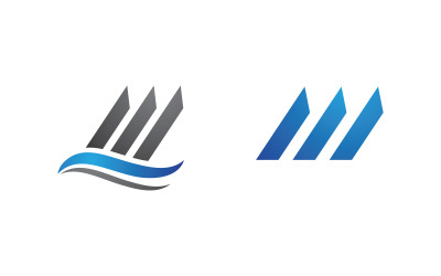 Logo-Illustrationsdesign für das Geschäftswachstumsfinanzierungskonzept v.13