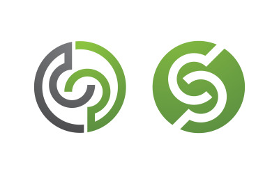 S Letter Logo business Icon illustration design Template v.10