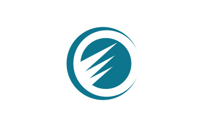Wzrost biznesu Koncepcja finansów logo ilustracja projekt v.37