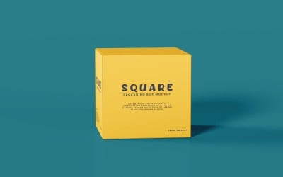 3 sets of Box Packaging Mockup