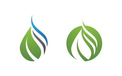 Water drop Plumbing Logo Template vector illustration v.114