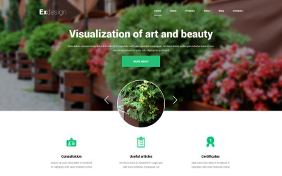 Exdesign - Exterior Design Multipage Creative Joomla Template