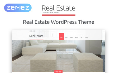 Responsive WordPress thema over Makelaarskantoor №52174
